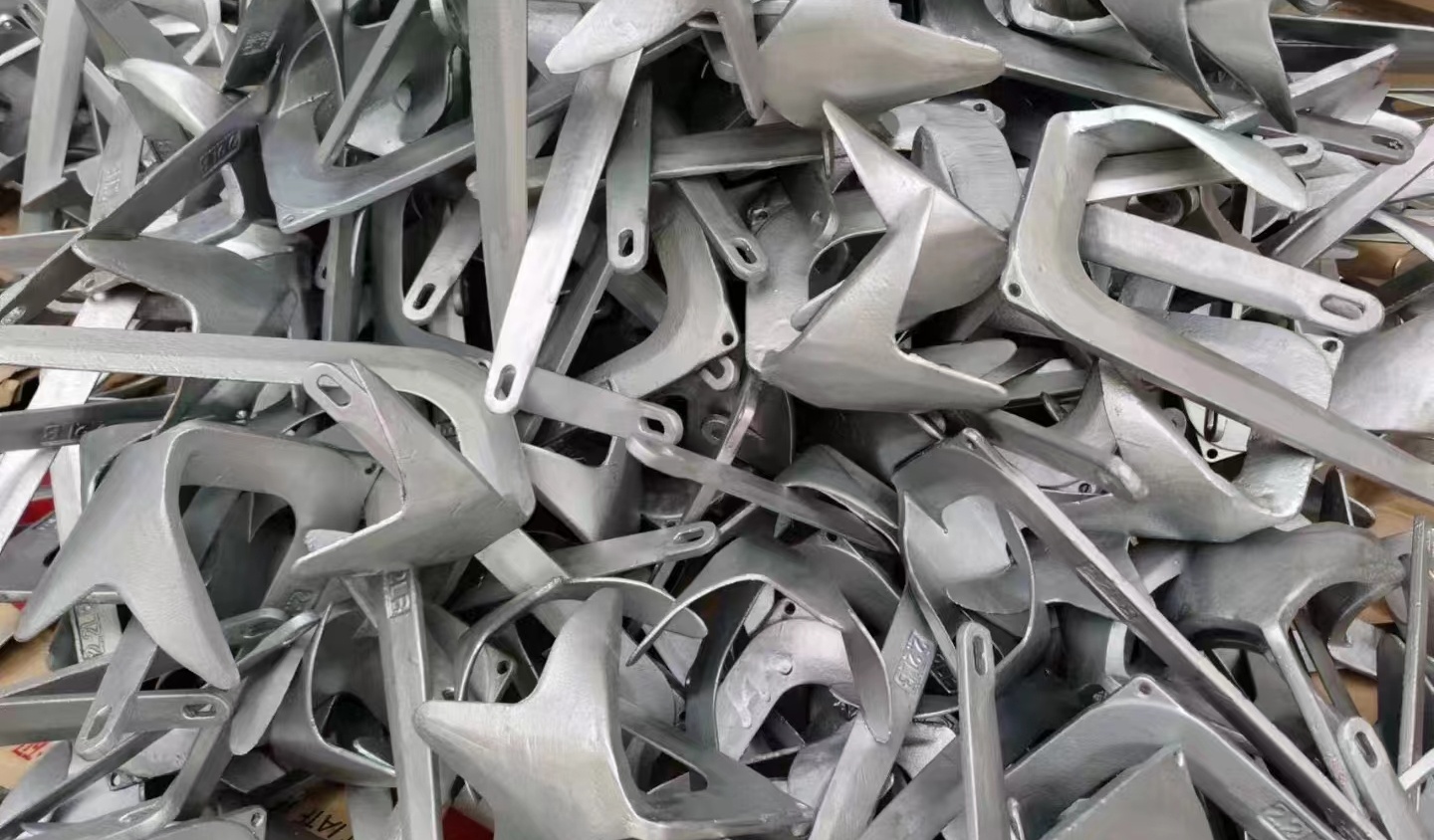 Andy Marine calidum, intinge galvanized Brus ancoras
