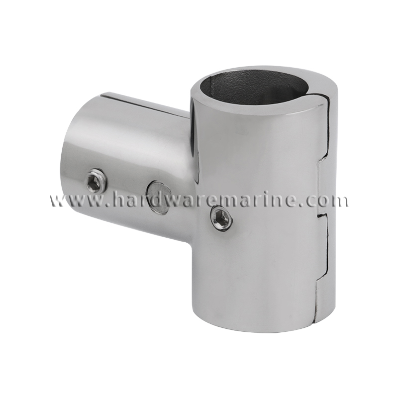 316 Steel Handrail Fittings Tee Hinged