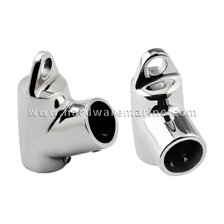CCCXVI Stainless Steel Marine Handrail apta 60/90 gradu Tee Connector