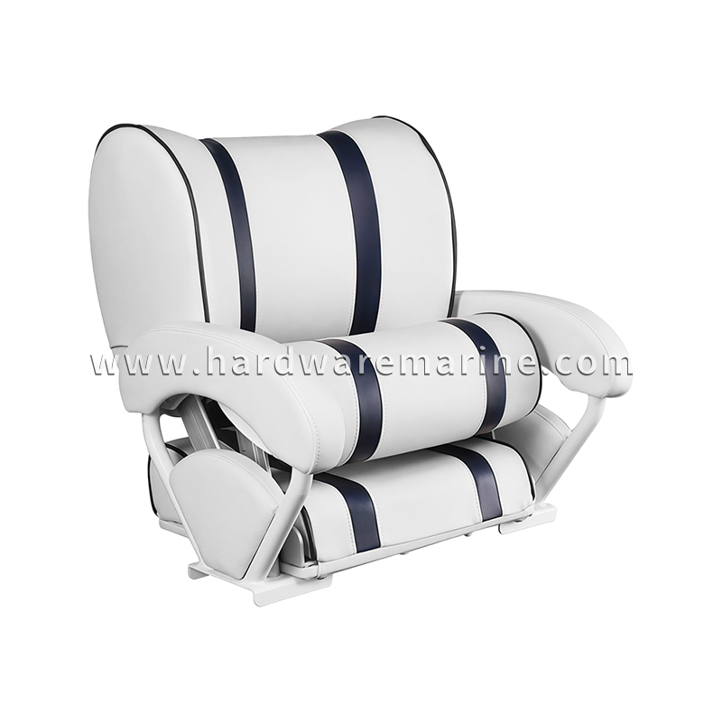 Ludo Flip-Up Marine Captain Seat with Armrests