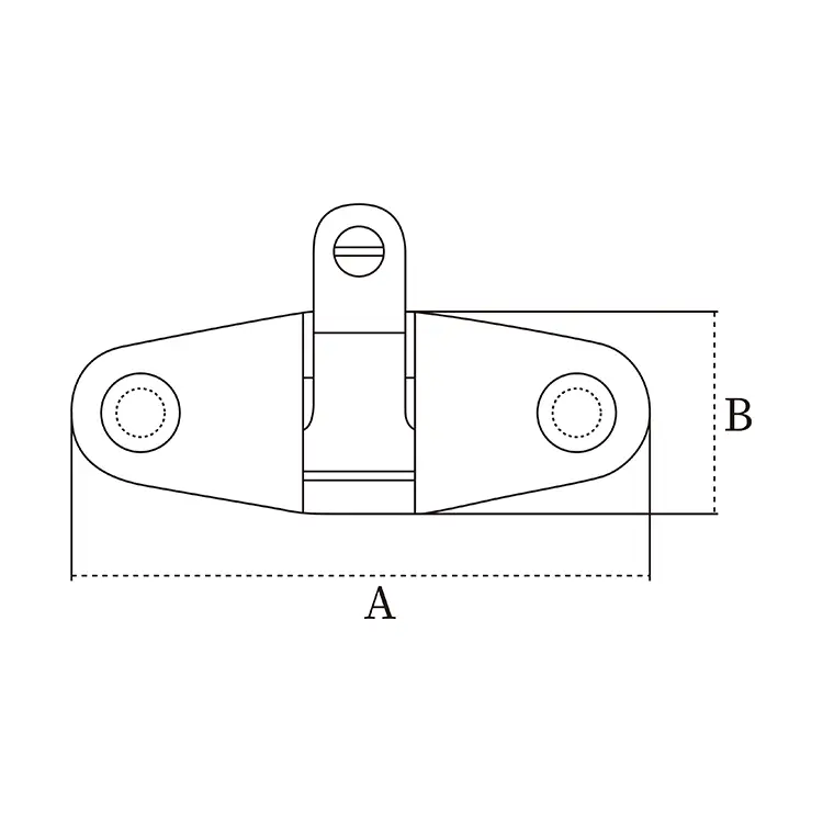 316 Stainless Steel Marine Split Bollard With Pin