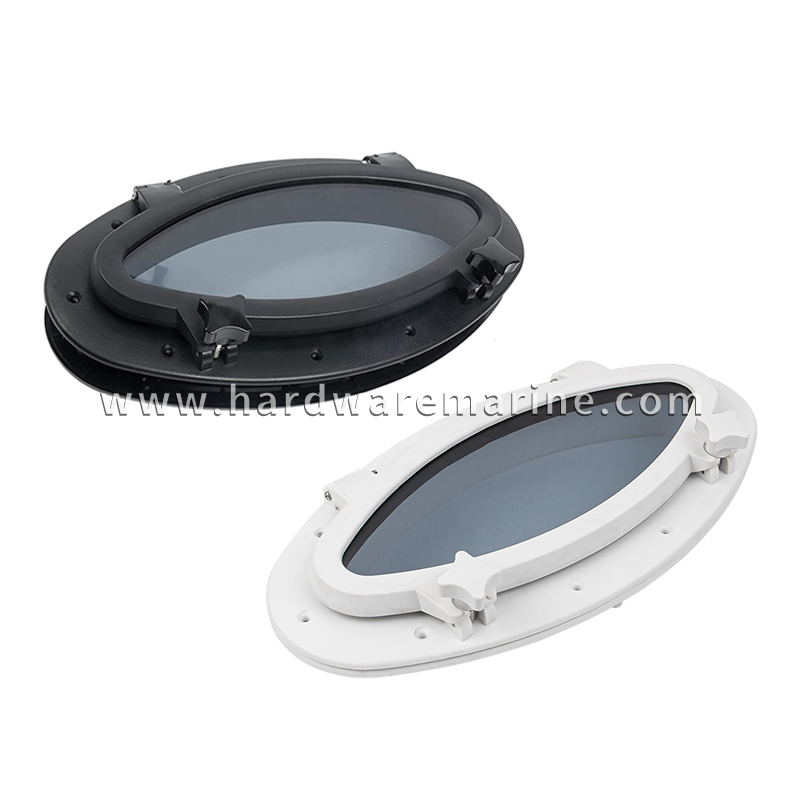 Plastic Oval cymba Porthole adaperiens fenestra